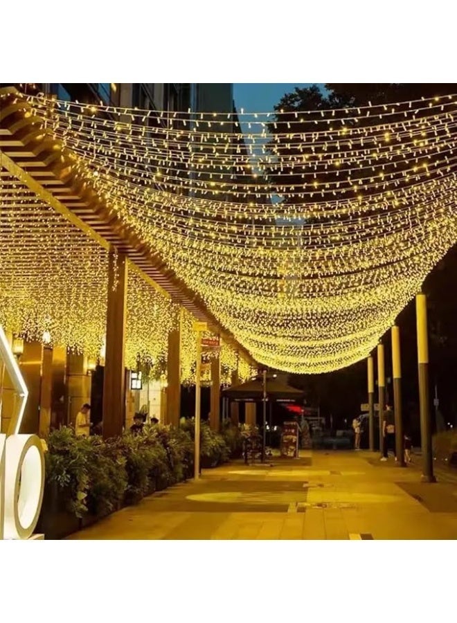 Fairy Christmas Diwali New year Lights, 50M/33ft/100 LED String Light, Waterproof, Indoor Lights for Xmas Tree, Ramadan, New Year, Diwali, Wedding, Party Events Garden Spring Decoration - Image 1